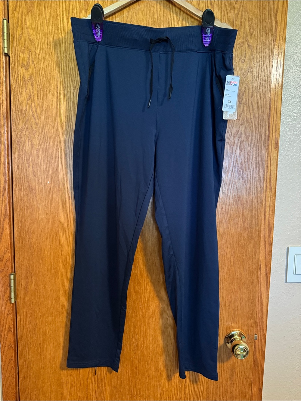 Navy Performance Drawstring Pants